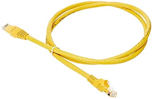 Image of StarTech.com 1m CAT6 Ethernet Cable - Yellow CAT 6 Gigabit Ethernet Wire -650MHz 100W PoE++ RJ45 UTP Category 6 Network/Patch Cord Snagless w/Strain Relief Fluke Tested UL/TIA Certified (N6PATC1MYL)