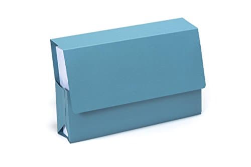 Image of Exacompta Guildhall Probate Wallets, 315 gsm, Foolscap - Blue, Pack of 25