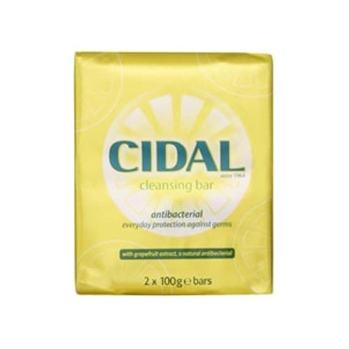 Image of CIDAL Antibacterial Soap with Grapefruit Extract - 2 x 100g Bars