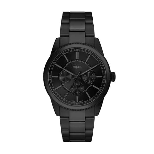 Image of Fossil Pearson Watch for Men, Quartz Multifunction Movement with Stainless Steel or Leather Strap