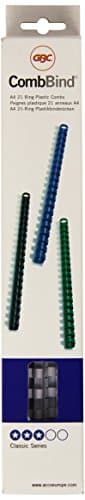Image of GBC CombBind Binding Combs 6mm A4 Red (25 Sheets Capacity)