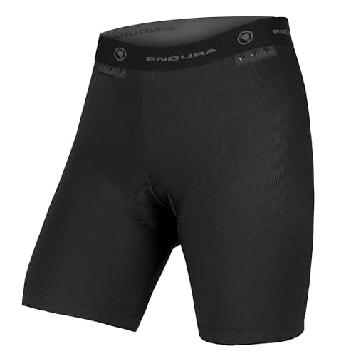 Image of Endura Women's Padded Clickfast Liner II Cycling Under Shorts | Detatchable | Breathable| Padded | Boxers Underwear, Black, L