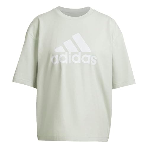 Image of Adidas Women's Future Icon Badge of Sport Tee T-Shirt (Short Sleeve), Linen Green, L
