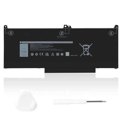 Image of ASUNCELL 7.6V 60Wh MXV9V Laptop Battery for Dell Latitude 5300 E5300 5310 E5310, Inspiron 7300 E7300 7400 E7400 7306 Series, P96G P97G P99G P100G MXV9V 5VC2M 05VC2M 829MX 0829MX