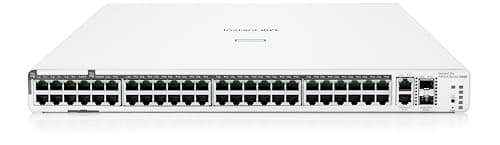 Image of HPE Networking Instant On Switch Series 1960 48-Port Gb Smart-managed Layer 2+ Ethernet Switch with PoE | 48x 1G | 2x 10GBase-T, 2x SFP+ | 40x CL4, 8x CL6 PoE 600W | Stackable | UK Cord (JL809A#ACC)