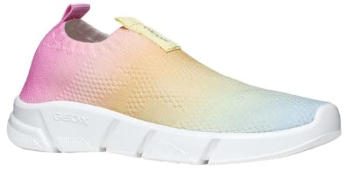 Image of Geox Girls J Aril Sneaker, Multicolor, 2 UK