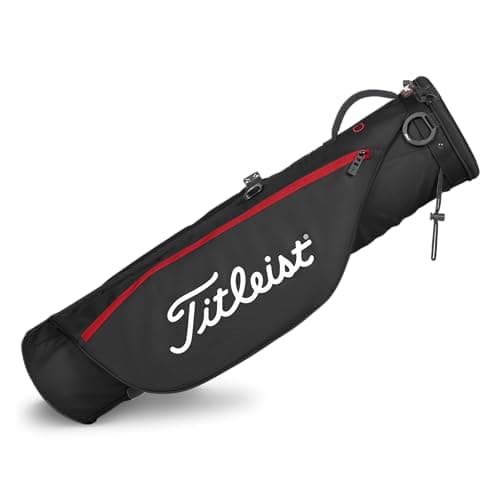 Image of Titleist Carry Golf Bag, Black/Black/Red