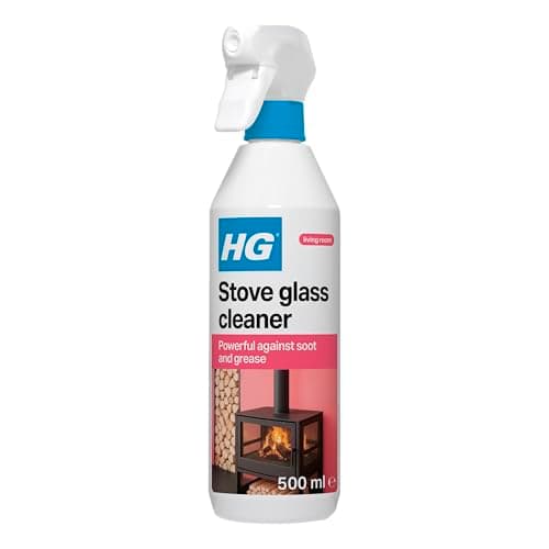 Image of HG Stove Glass Cleaner Spray | Cleans Fireplace & Wood Burner Doors | 500ml