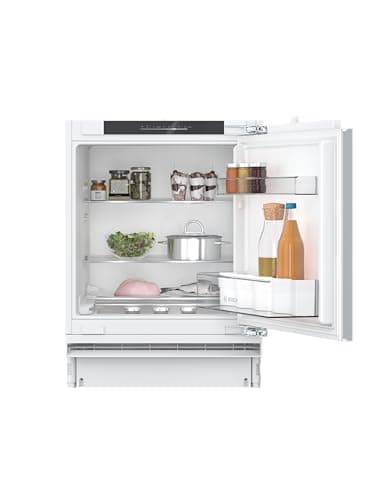 Image of Bosch KUR21VFE0G Under Counter Fridge with Flat Hinge, Fast Cooling Function, Wi-Fi Enabled, LED Lighting, Integrated, 82 x 60cm