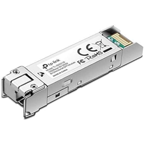 Image of TP-Link SM321B-2 1G SFP Gigabit Fiber Optic Module, 1000Base-BX Bi-Directional, 2km Single-Mode LC Connector, DDM, Hot-Swappable, for Switches & Routers