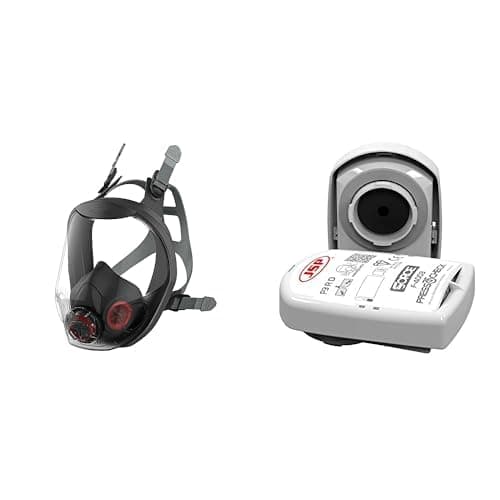 Image of JSP Force10 Typhoon Full Face Mask - Medium with Press To Check P3 filters