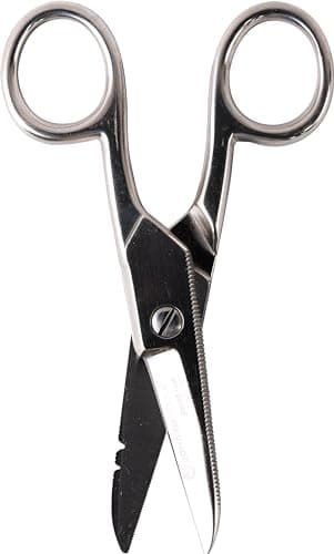 Image of Jonard Tools ES-1964 Carbon Steel Electrician Scissor, for Heavy Duty Use