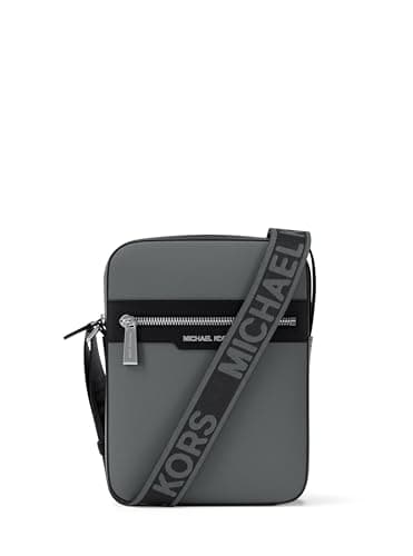 Image of Michael Kors Malone Flight Bag, Silver-tone Hardware/Storm Nylon, One Size, Malone Flight Bag
