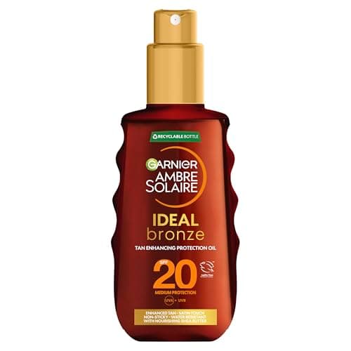 Image of Garnier Ambre Solaire Ideal Bronze Tan Enhancing Oil Spf20 150Ml