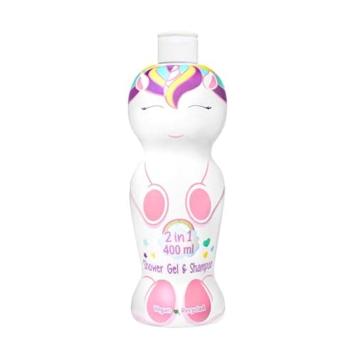 Image of Unicorn 2-in-1 Kids Shampoo & Body Wash – 400ml | Kids Shower Gel | Natural, Vegan, Paraben-Free, Dermatologically Tested | Gentle, Nourishing & Moisturising Head-to-Toe Wash for Children
