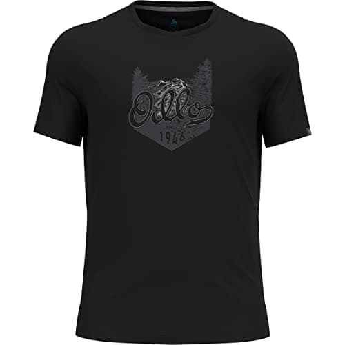 Image of Odlo Men Short Sleeve Shirt NIKKO LOGO, black, S