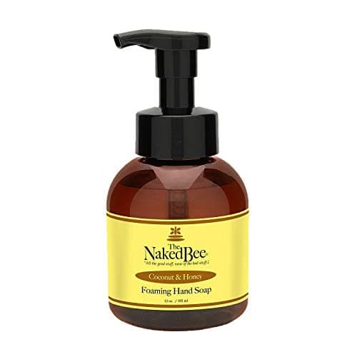 Image of The Naked Bee Coconut & Honey Foaming Hand Soap 12oz. Liquid Soap Dispenser. Gentle Foaming Hand Soap. Moisturising Liquid Hand Soap with Skin Care. Cleansing & Foaming Gentle Hand Soap.