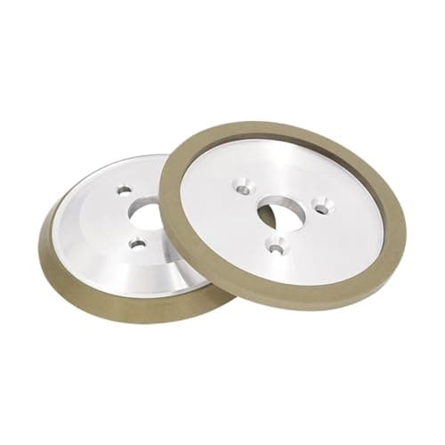 Image of 1pcs 125mm Three-Hole Diamond Grinding Wheel for Knife Sharpening - Durable Abrasive Disc for Tungsten Steel and PCD Cutters(320grit-45DEG)