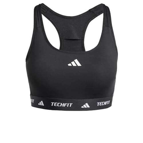 Image of adidas Women's Techfit Bra, Black, S
