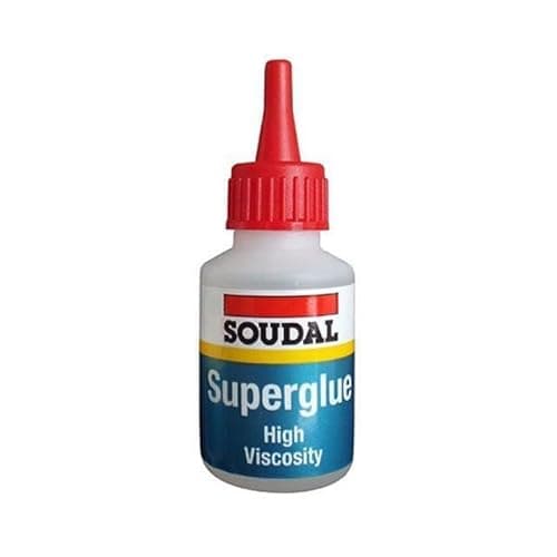 Image of ARA CHOICE Soudal Medium/High Viscosity Super Glue Cyanoacrylate Adhesive Superglue Genuine High End Industrial Use (High (20g))