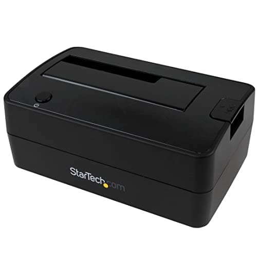 Image of StarTech.com Single Bay USB 3.1 to SATA Hard Drive Docking Station, USB 3.1 (10 Gbps) Hard Drive Dock, External 2.5/3.5" SATA III HDD/SSD Docking Station, Top-Loading Hard Drive Bay (SDOCKU313)