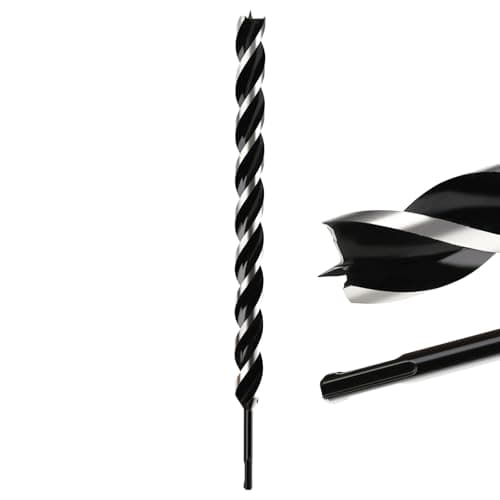 Image of MOXPIFY Extra Long 28mm x 460mm Auger Drill Bit SDS Plus, SDS Wood Auger Drill Bits for Woodworking
