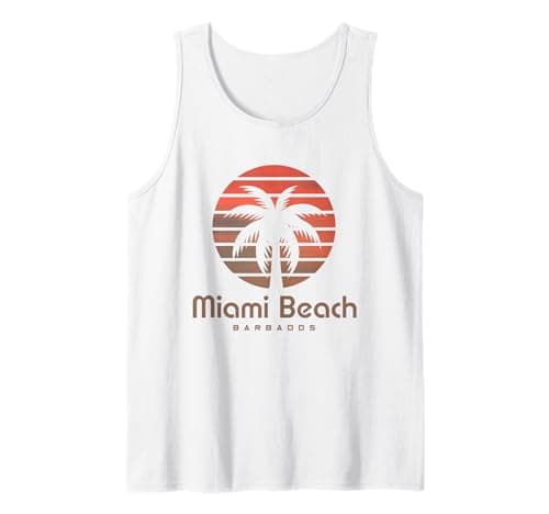 Image of Miami Beach Barbados Caribbean Tank Top