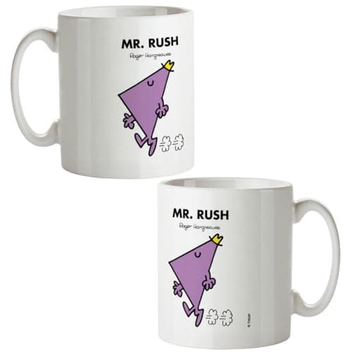 Image of MR. MEN LITTLE MISS Mr. Rush Ceramic Mug