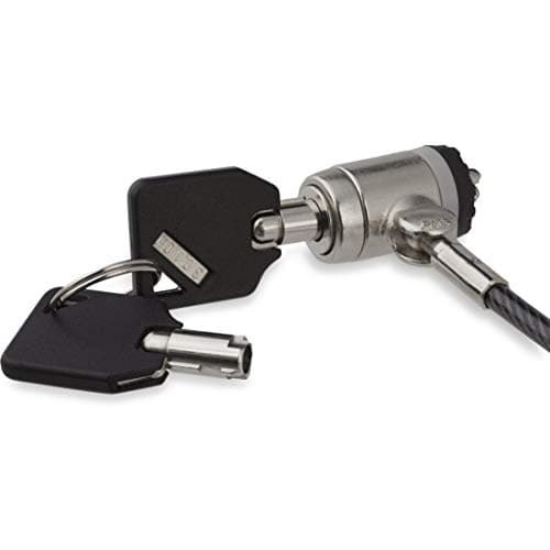 Image of StarTech.com 6ft (2m) Laptop Cable Lock with Keys - Keyed Security Cable Lock for Compatible K-Slot Laptops, Desktops, Computers & Other Devices - Anti-Theft Vinyl Coated Steel Cable Lock (LTLOCKKEY)