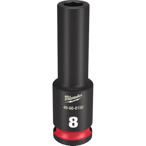Image of Milwaukee Electric - Shockwave IMP Duty 3/8DR 8MM DP 6PT Socket