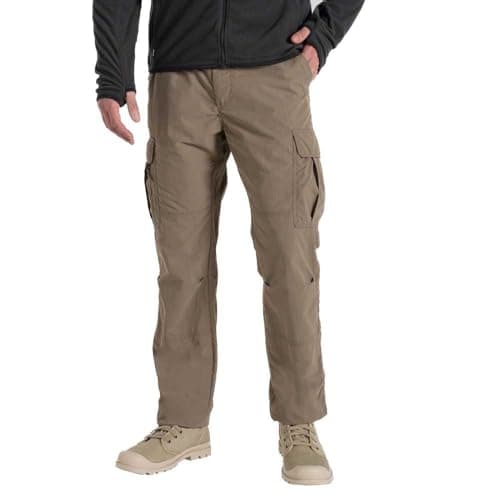 Image of Craghoppers Mens III NosiLife Cargo Trousers - Anti-Insect, UPF 50+, Pebble, 34R