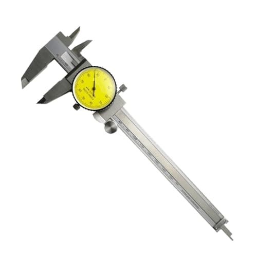 Image of Dial Caliper Stainless Steel 0-150mm 200mm Double Way Shock Proof Industrial Qulity 0-300mm 0.02mm .01mm Effortless Precise Measurements(171-143 0-150x0.01mm)