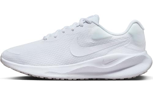Image of NIKE Womens Revolutin 7 Sneaker, White, 6.5 UK