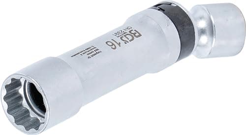 Image of BGS 2391 | Spark Plug Socket, 12-point, with Retaining Spring | 10 mm (3/8") Drive | 16 mm