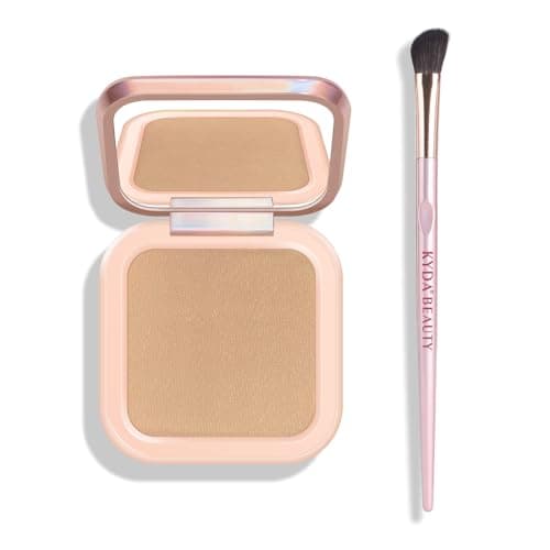 Image of KYDA Face Contour Palette, Face Sculpting Contouring Palette, Concealer Contour Powder, Silky Smooth Lightweight High Pigmented Shadow Makeup (BRONZER)