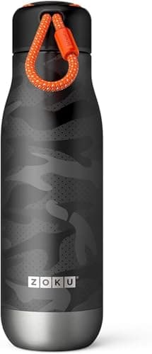 Image of Zoku 18oz/500ml Black Camo Vacuum Insulated SS Bottle, ZK142