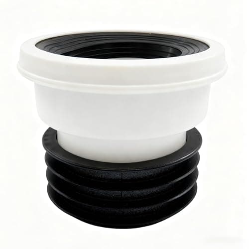 Image of Straight WC Toilet Pan Connector, 110 mm Toilet Drain Pipe, PP Straight Drain Pipe
