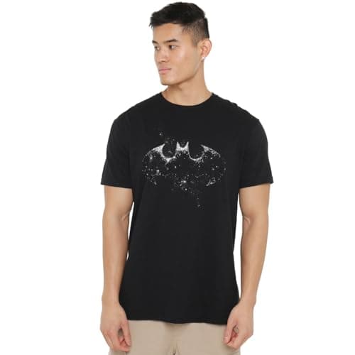 Image of Cotton Soul DC Comics Batman Galaxy Unisex T Shirt, Black, Medium
