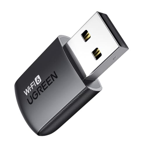 Image of UGREEN WiFi 6 Adapter AX900 Dual Band 5GHz 600Mbps/2.4GHz 287Mbps USB Computer Wireless Dongle for PC Desktop Laptop Built-in Driver Supports Windows 10/11
