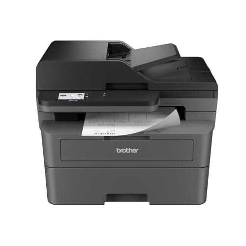 Image of Brother MFC-L2820DW Wireless Compact Monochrome All-in-One Laser Printer with Copy, Scan and Fax, Duplex, Black & White | Includes Refresh Subscription Trial(1), Works with Alexa