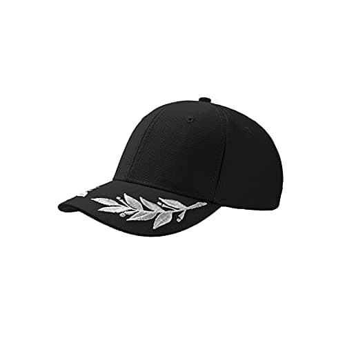 Image of Atlantis Winner Laurel Embroidered Cap (One Size) (Black)