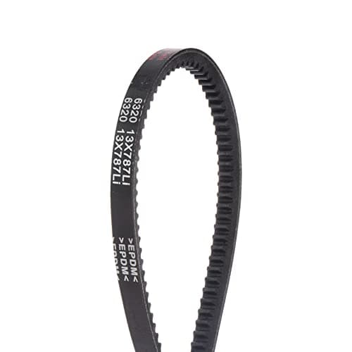 Image of sourcing map 13x787 Cogged V-Belts AX Section Drive Raw Edge Belt 787mm Inner Girth 13mm Width 8mm Thickness EPDM for Power Transmission