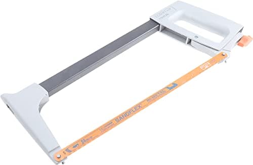 Image of Bahco 225-PLUS Hacksaw Frame, 300mm Length, Orange/Silver/Black