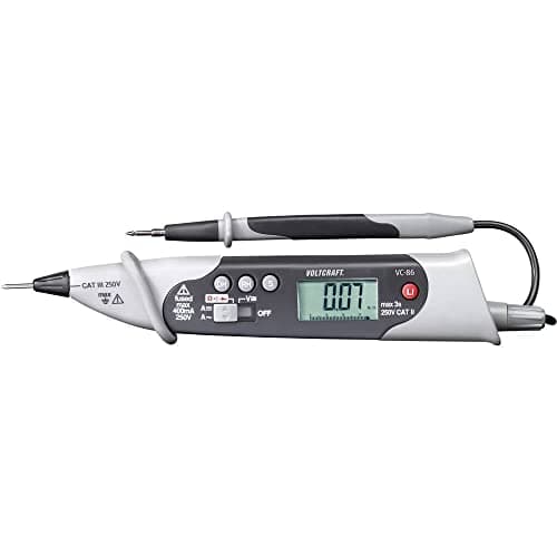Image of VOLTCRAFT® VC-86 Digital Multimeter Stylus Multimeter 4000 count CAT III 250 V