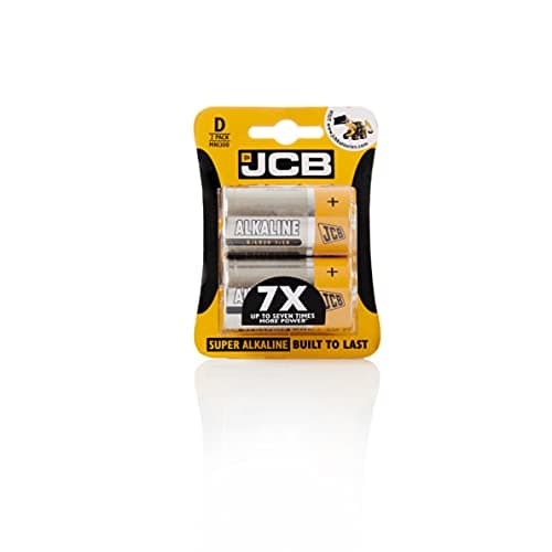 Image of S5340 JCB D Size Super Alkaline Batteries - Pack of 2