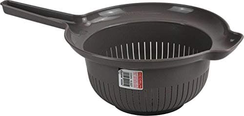 Image of Sterling Ventures Deep Plastic Colander Food Strainer with Handle. Diameter 24cm (Talpa)