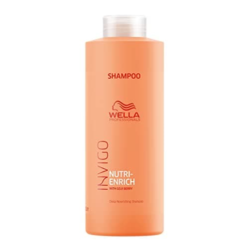 Image of Wella Professionals Professional Hair Care, Invigo Nutri-Enrich Shampoo for Dry Damaged Hair, Deeply Nourishing Shampoo 1L
