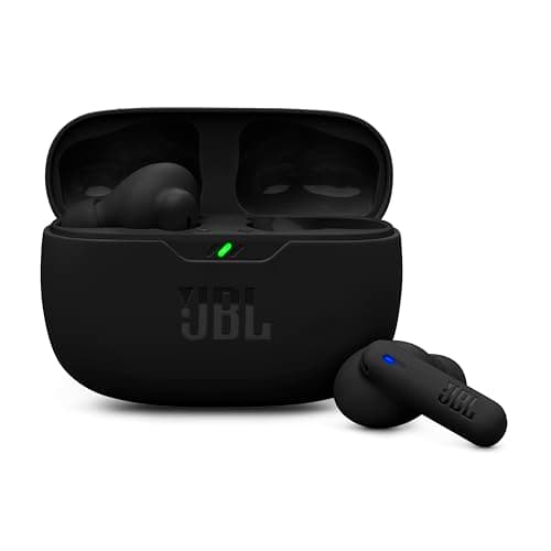 Image of JBL Wave Beam 2, Wireless Noise Cancelling Bluetooth Earbuds with 40h Playtime, JBL Pure Bass Sound, Smart Ambient Technology and Multi-Point Connection, Closed-Back Stick Design, Black