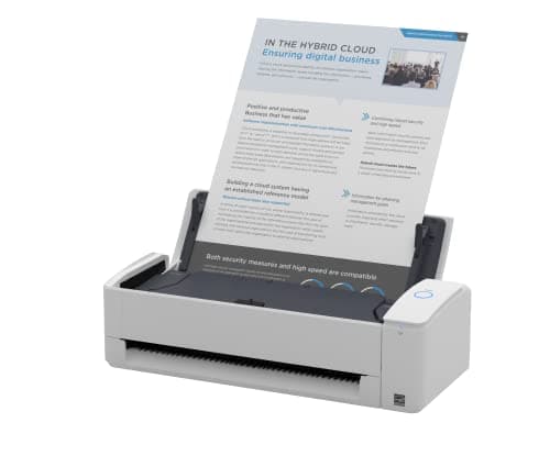 Image of ScanSnap iX1300 Automatic Document Scanner - White - Business Card to A4, Duplex, USB 3.2 and WiFi
