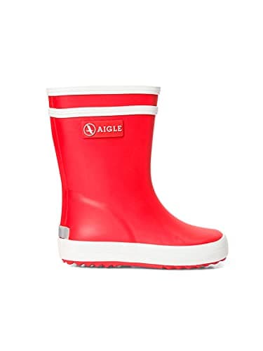 Image of Aigle Unisex Kids Baby Flac Wellington Boots, Red Rouge New 001, 4.5 UK Child